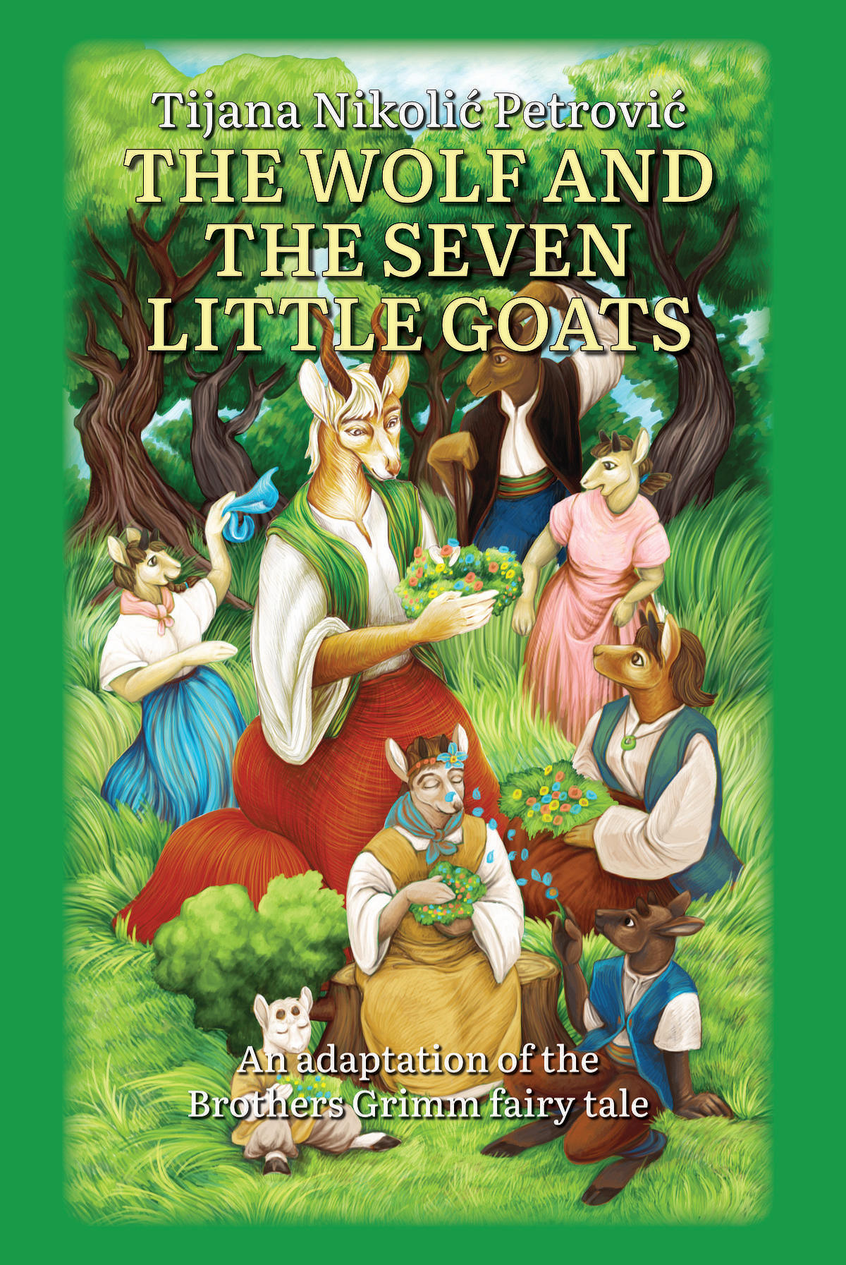 The Wolf And Seven Little Goats - Front Cover