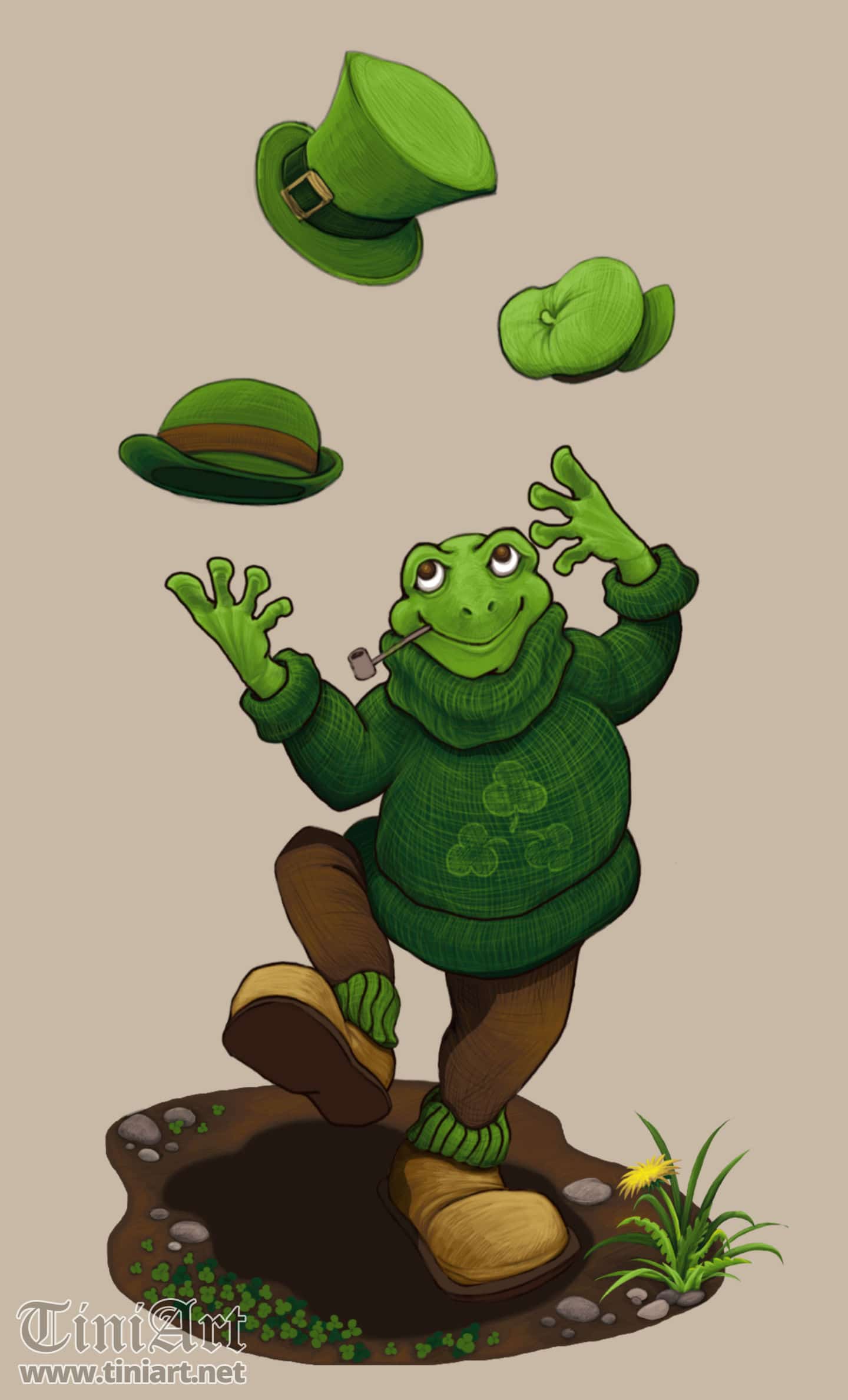 Saint Patrick Frog (Full)